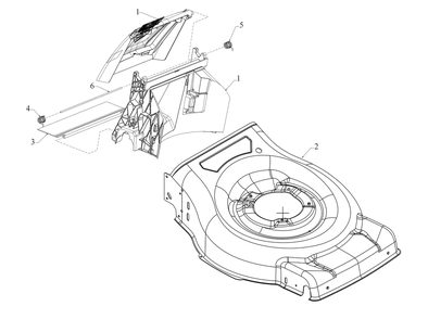 Deck 2 Diagram and Parts List for SC900 (12ABR27B710)(2022) Cub Cadet Lawn Mower